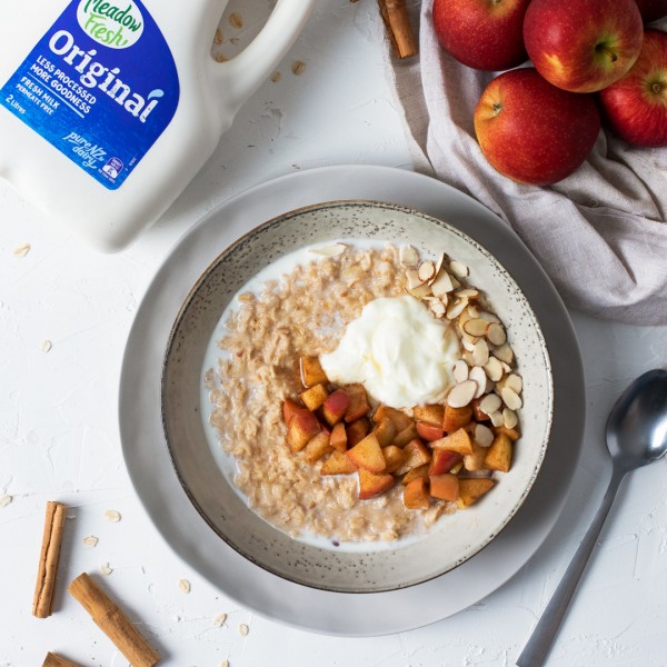 Apple Crumble Porridge NZ | Meadow Fresh