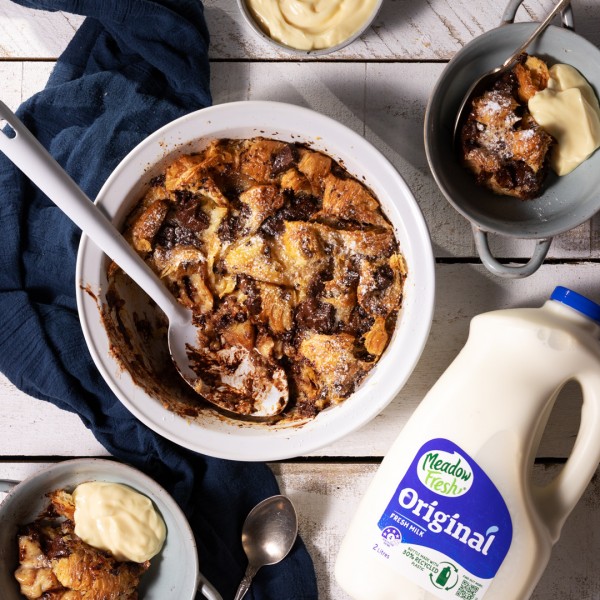 Chocolate Bread And Butter Pudding Nz Meadow Fresh 8448