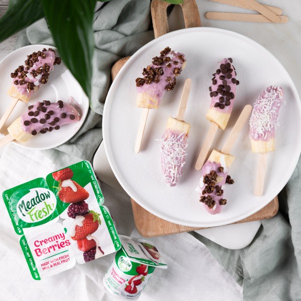 Yoghurt Banana Pops | Meadow Fresh